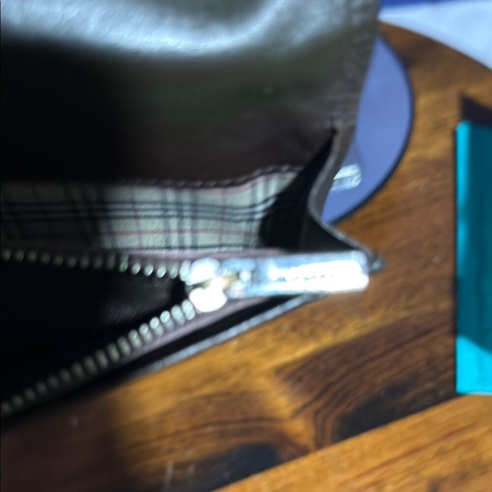 Burberry Dark Brown Leather Clutch - Picture 10 of 11